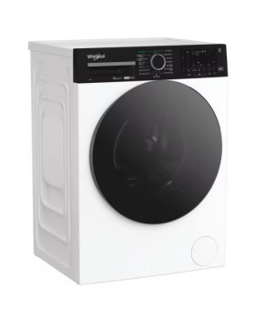Pesumasin whirlpool, eestlaetav, 8 kg, 1400 p/min, inverter, valge/must