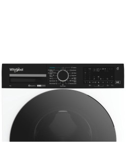 Pesumasin whirlpool, eestlaetav, 8 kg, 1400 p/min, inverter, valge/must-foto4