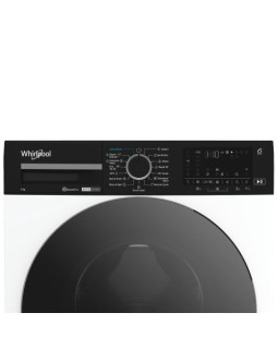 Pesumasin whirlpool, eestlaetav, 9 kg, 1400 p/min, inverter, valge/must-foto4