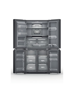 Külmik whirlpool, 187 cm, 338/216 l, 41 db, elektrooniline juhtimine, nofrost, must rv teras-foto2