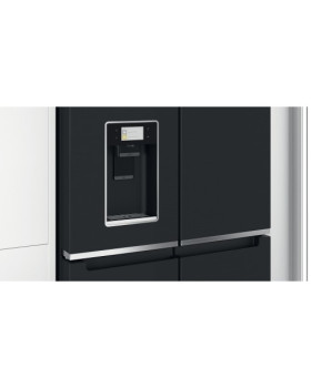 Külmik whirlpool, 187 cm, 338/216 l, 41 db, elektrooniline juhtimine, nofrost, must rv teras-foto4