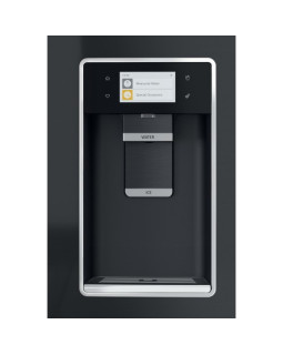 Külmik whirlpool, 187 cm, 338/216 l, 41 db, elektrooniline juhtimine, nofrost, must rv teras-foto6