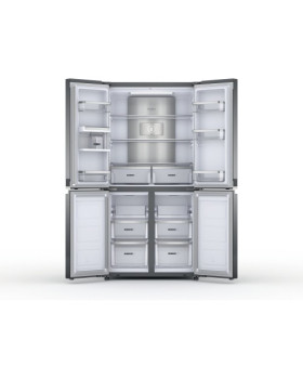 Külmik whirlpool, nofrost, 188 cm, 37 db, elektrooniline juhtimine, 388/206 l, inox-foto3