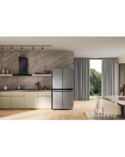 Külmik whirlpool, nofrost, 188 cm, 37 db, elektrooniline juhtimine, 388/206 l, inox-foto5