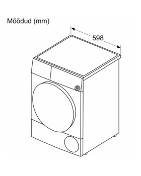 Kuivati bosch, seeria 8, soojuspumbaga, 9 kg, a+++, valge-foto5