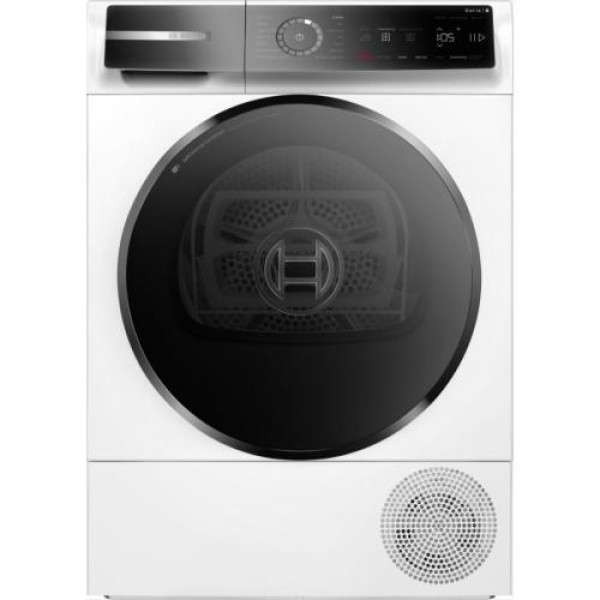 Kuivati bosch, seeria 8, soojuspumbaga, 9 kg, valge