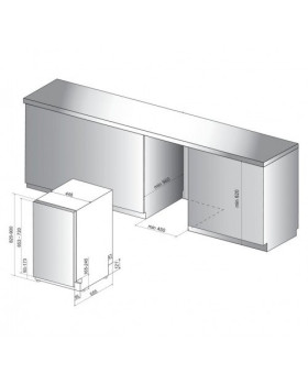 Nõudepesumasin whirlpool, integreeritav, 45 cm, 47 db-foto2