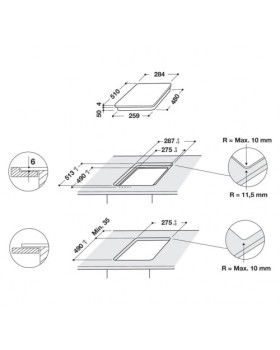 Pliidiplaat whirlpool, 2 x induktsioon, 30 cm, must-foto3