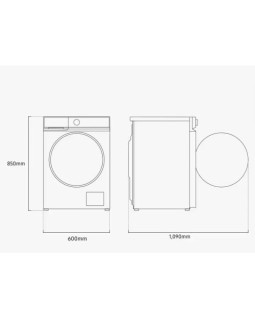 Pesumasin samsung, eestlaetav, 11 kg, 1400 p/min, inverter, valge-foto7