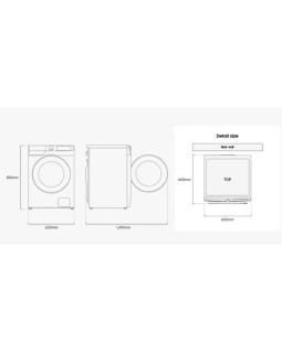 Pesumasin samsung, eestlaetav, 11 kg, 1400 p/min, inverter-foto4