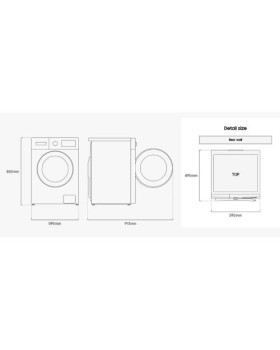 Pesumasin samsung, eestlaetav, 8 kg, 1400 p/min, valge-foto5