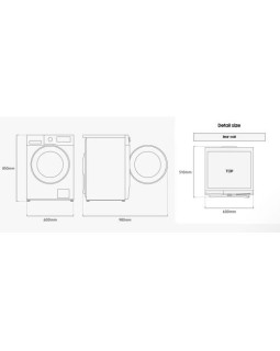 Pesumasin samsung, eestlaetav, 8 kg, 1200 p/min, inverter, must-foto6