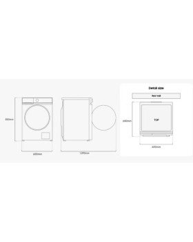 Pesumasin samsung, eestlaetav, 9 kg, 1400 p/min, inverter-foto7