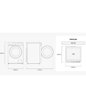 Pesumasin samsung, eestlaetav, 9 kg, 1400 p/min, inverter, must-foto6