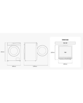 Pesumasin samsung, eestlaetav, 11 kg, 1400 p/min, inverter-foto5
