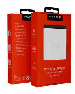 Evelatus Power Bank Wireless EPB05 10000 mAh White-foto5