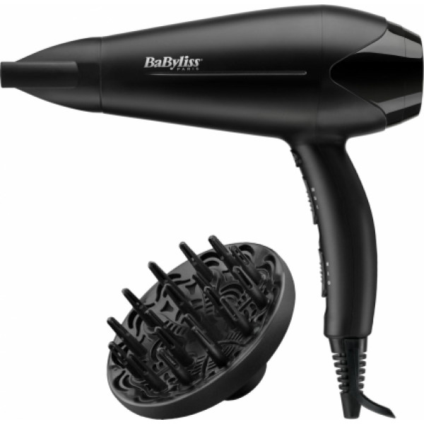 Babyliss hair dryer power dry 2100 w d563de, black