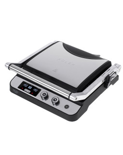 Adler electric grill ad 3059 black/stainless steel