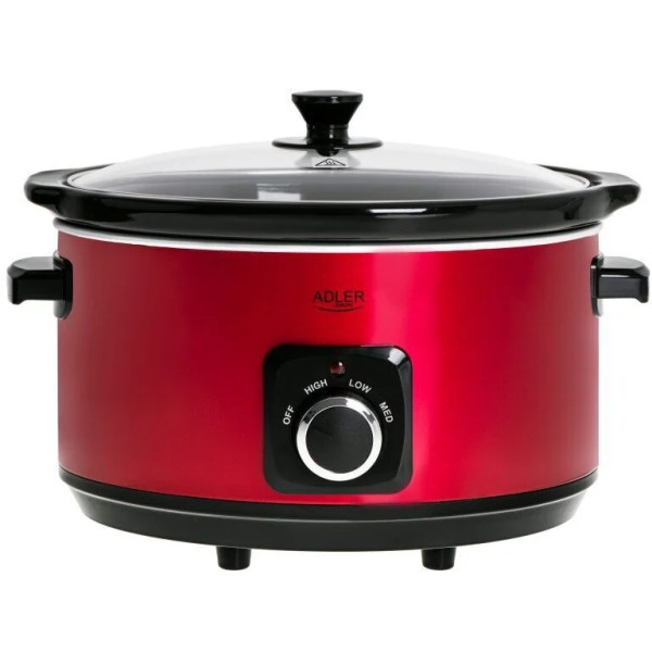 Adler slow cooker ad 6413 red