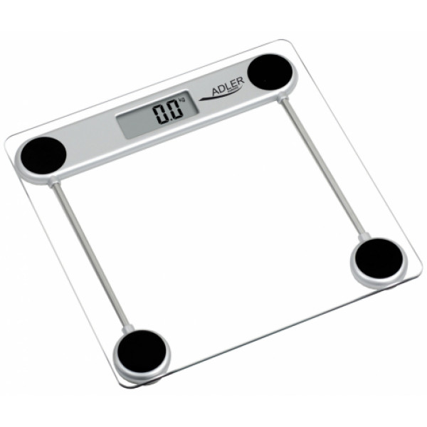 Adler bathroom scale ad 8121 silver