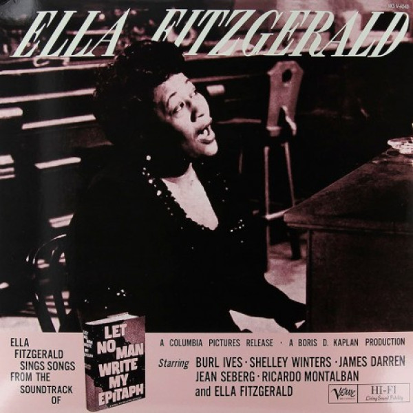 ELLA FITZGERALD - LET NO MAN WRITE MY EPITAPH 1-CD CD plaadid