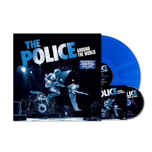 THE POLICE - Around the World [Transparent Blue Vinyl] [LP+ DVD] Vinüülplaadid