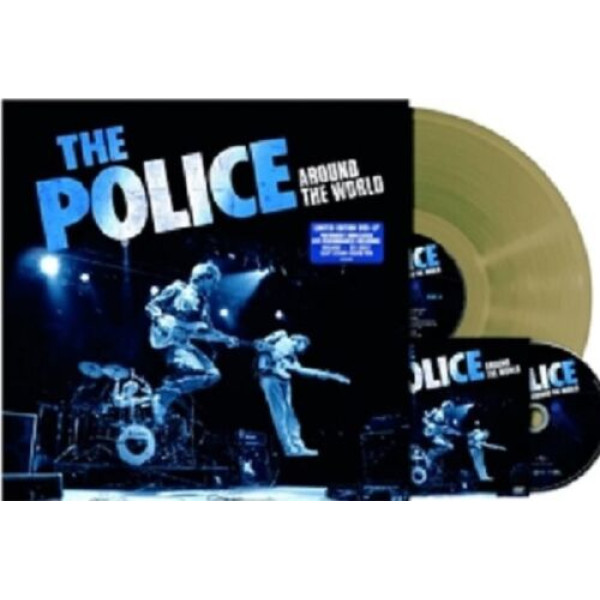 THE POLICE - Around the World [Gold Vinyl] [LP+ DVD] Vinüülplaadid