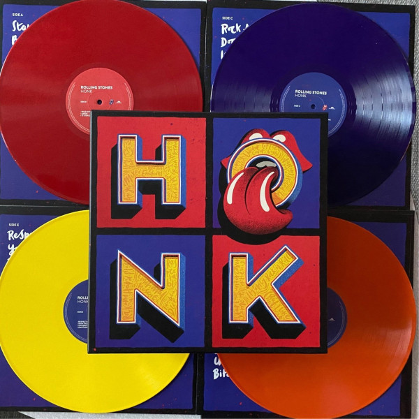 THE ROLLING STONES-HONK, 4LP Vinüülplaadid