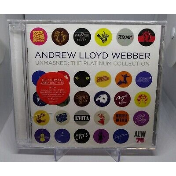ANDREW LLOYD WEBBER - UNMASKED: THE PLATINUM COLLECTION 2-CD CD plaadid