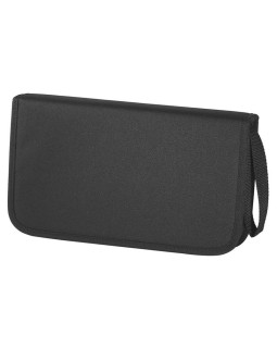 Hama cd/dvd/blu-ray wallet 64, black