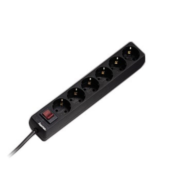 Pikendusj. hama 6ne 1,4m lülitiga must