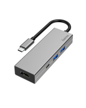 Adap. hama usb-c pistik -> 2xusb-a/usb-c/hdmi