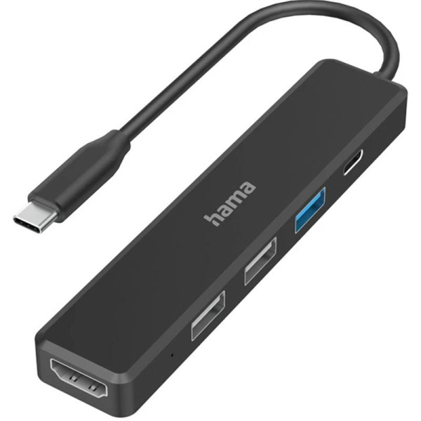 Adap. hama usb-c pistik -> 3xusb-a/usb-c/hdmi