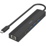 Adap. hama usb-c pistik -> 3xusb-a/usb-c/hdmi/lan