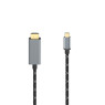 Kaabel hama usb-c - hdmi™, 8k@60hz, black, 1,5m