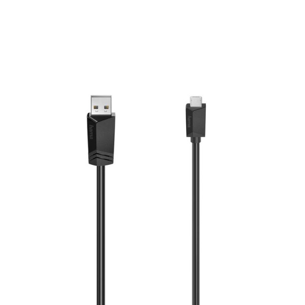 Cable hama micro-usb/usb-a, 480 mbps, 0.75m