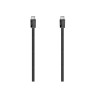 Cable hama usb-c/usb-c, usb 3.2, 5 gbit/s, 5 a, 100 w, 0.75m