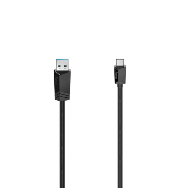 Kaabel hama usb a 3.2 gen 1 - usb c, 1,5m, must