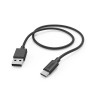 Kaabel hama usb a 3.1 - usb c, 1m, must