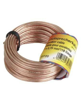 Kõlarikaabel hama  2 x 0.75 mm, 10m