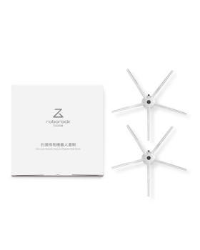 Küljeharjad robottolmuimejale s7, s6, s5 max, e5 roborock, valge