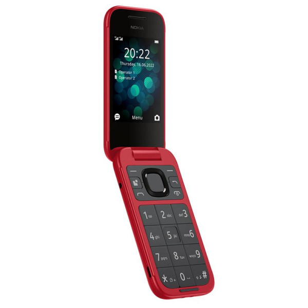 Nokia 2660 flip, punane