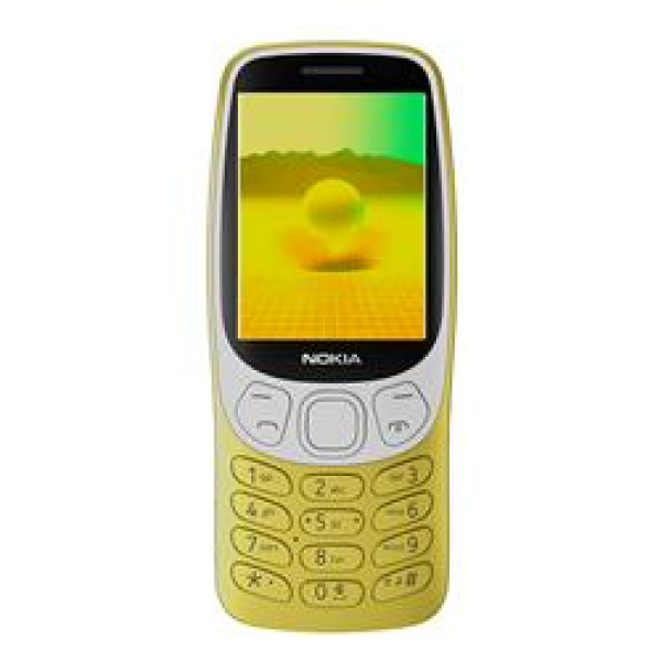 Mob.telefon nokia 3210 4g dual sim, kollane Mob.telefon nokia 3210 4g dual sim, kollane