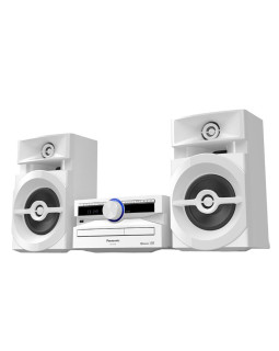Mini muusikakeskus Panasonic CD,BT, 300W, valge