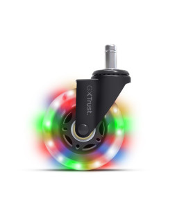 Tarvik trust gxt701 kummi rattad toolile (5tk) rgb