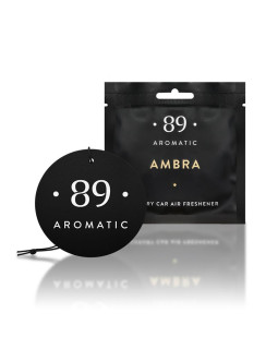 Rippuv paberist õhuvärskendaja ambra