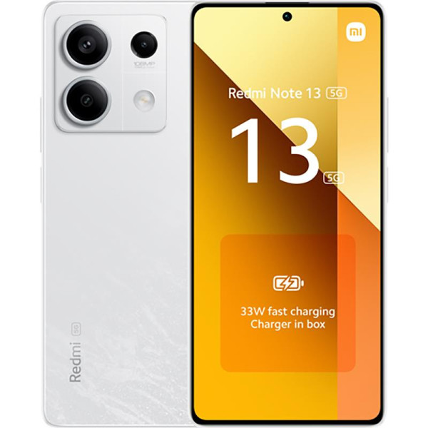 Xiaomi redmi note 13 5g 8+256gb, valge Telefonid ja nutitooted