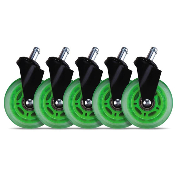 Tarvik el33t kummi rattad toolile, roheline