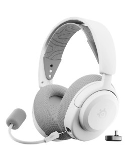 Juhtmevaba peakomplekt steelseries nova 3x, valge