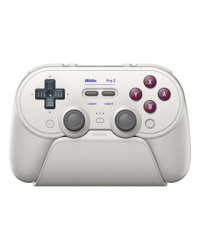 Pult 8bitdo pc/switch/switch2 pro 3 bt + laadija (w), valge Pult 8bitdo pc/switch/switch2 pro 3 bt + laadija (w), valge